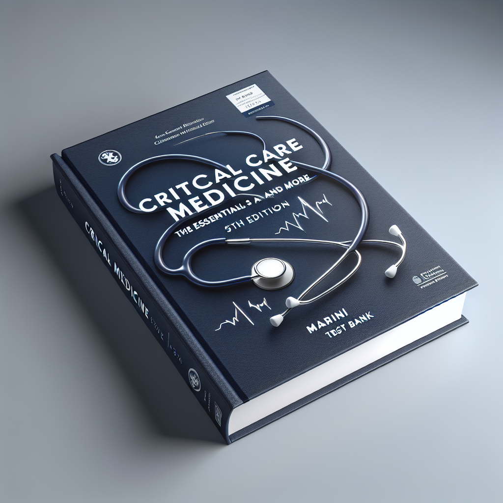 Civetta, Taylor, & Kirby's Critical Care Medicine 5th Edition Test